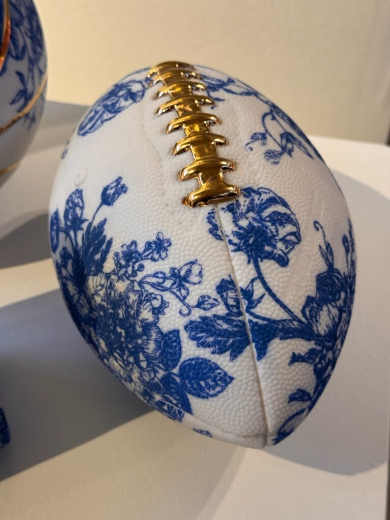 Brock Deboer "TOILE FOOTBALL" porcelain